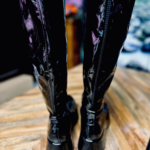 🚧RESERVED FOR @NANNETT037🚧Circus Sam Edelman Boots Black Patent Leather - Picture 8 of 12